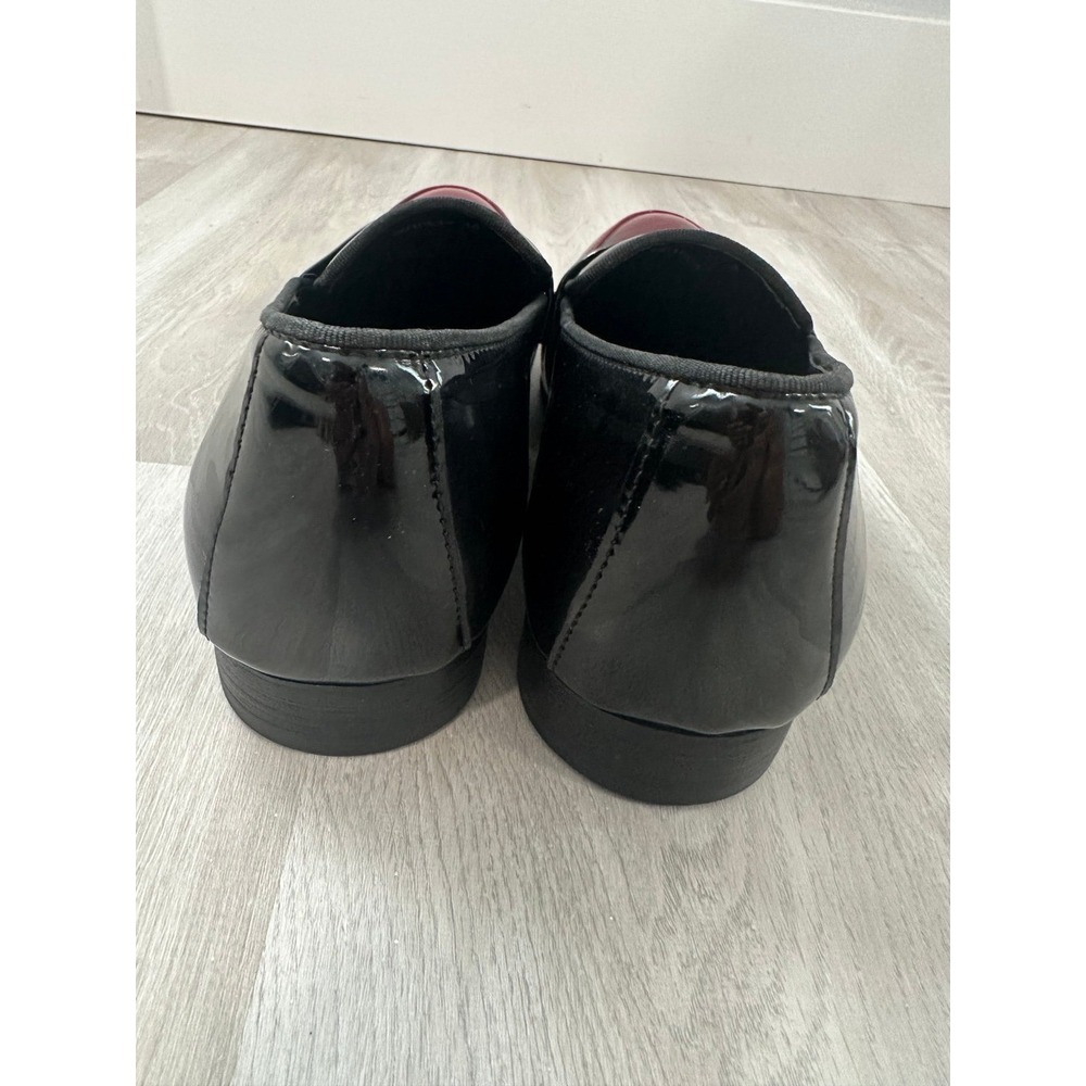 Versace Men's Black Cherry Ombre Patent Leather Medusa Loafers Italy sz 44 us 10 - Picture 10 of 12